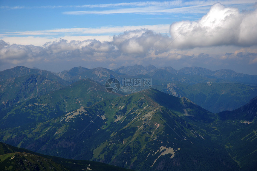 塔特里山顶峰热情海拔山峰冒险图片