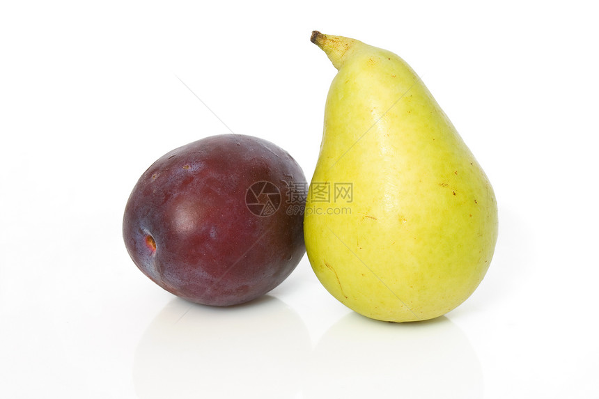 梅和梨水果蔬菜营养市场维生素饮食花园食物产品甜点图片