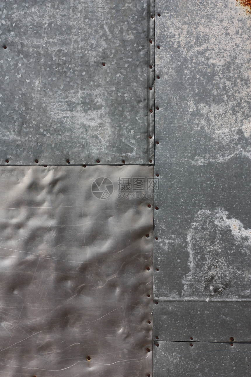 铝和锡的墙壁打孔氧化物指甲图片