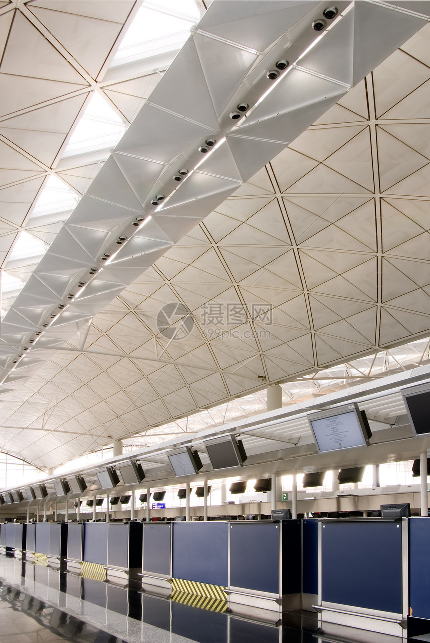 香港国际机场大厅建筑学天花板走廊交通旅行建筑办公室门厅民众休息室图片