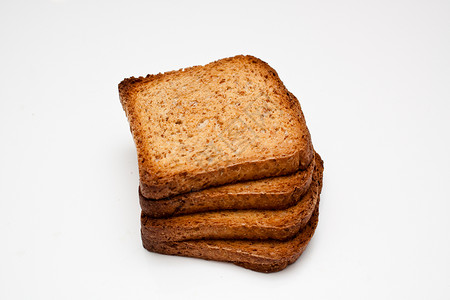 烤面包堆叠生活身体健康面包早餐背景图片