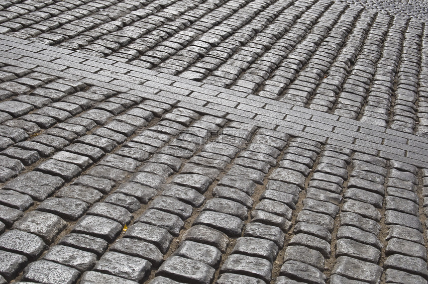 可碎石街道砖块人行道正方形材料地面建筑学立方体花岗岩大街图片