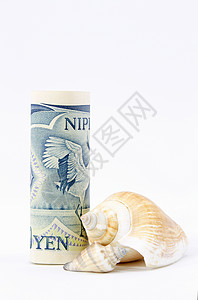 日元 日币 日本货币 一个岛国背景图片