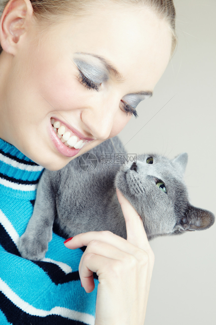 移动猫友谊食肉喜悦猫咪小猫毛皮涂层女士哺乳动物女性图片