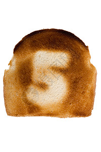 5S标语5号创造力白色食物面包棕色脆皮尺寸标语数字背景