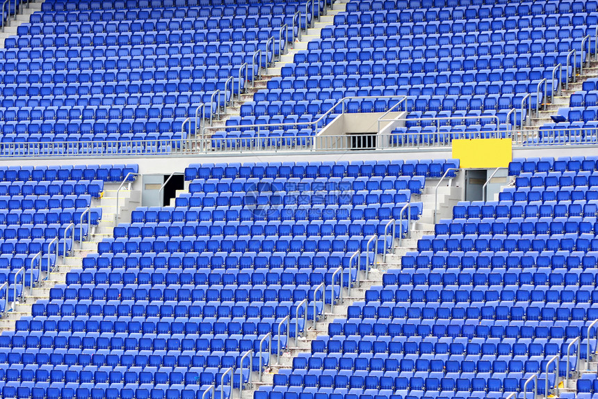 体育场空席位橄榄球棒球数字站立椅子民众足球观众论坛竞赛图片