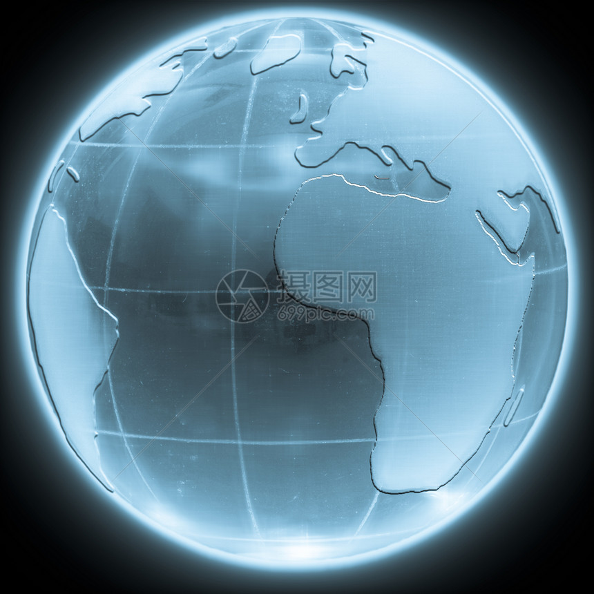 地球生活全球天空行星女性蓝色气泡形状玻璃环境图片
