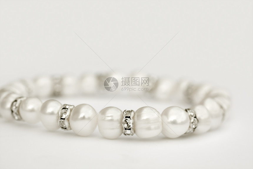 珍珠珠宝礼物柔软度美丽首饰装饰品白色衣领项链奢华宝石图片