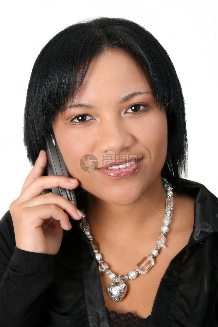 商业妇女细胞姿势电讯电话女性化女士职业商务人士工作室图片