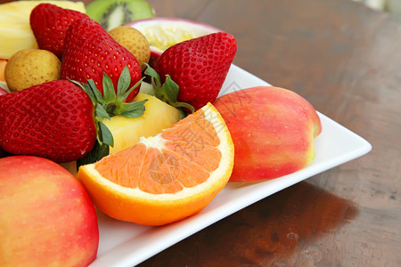 水果展示健康食物食品背景图片
