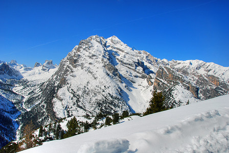 山地滑雪者2007年意大利多洛米特阿尔卑斯山冬高山享受桌面天堂全景自行车假期山地山脉背景