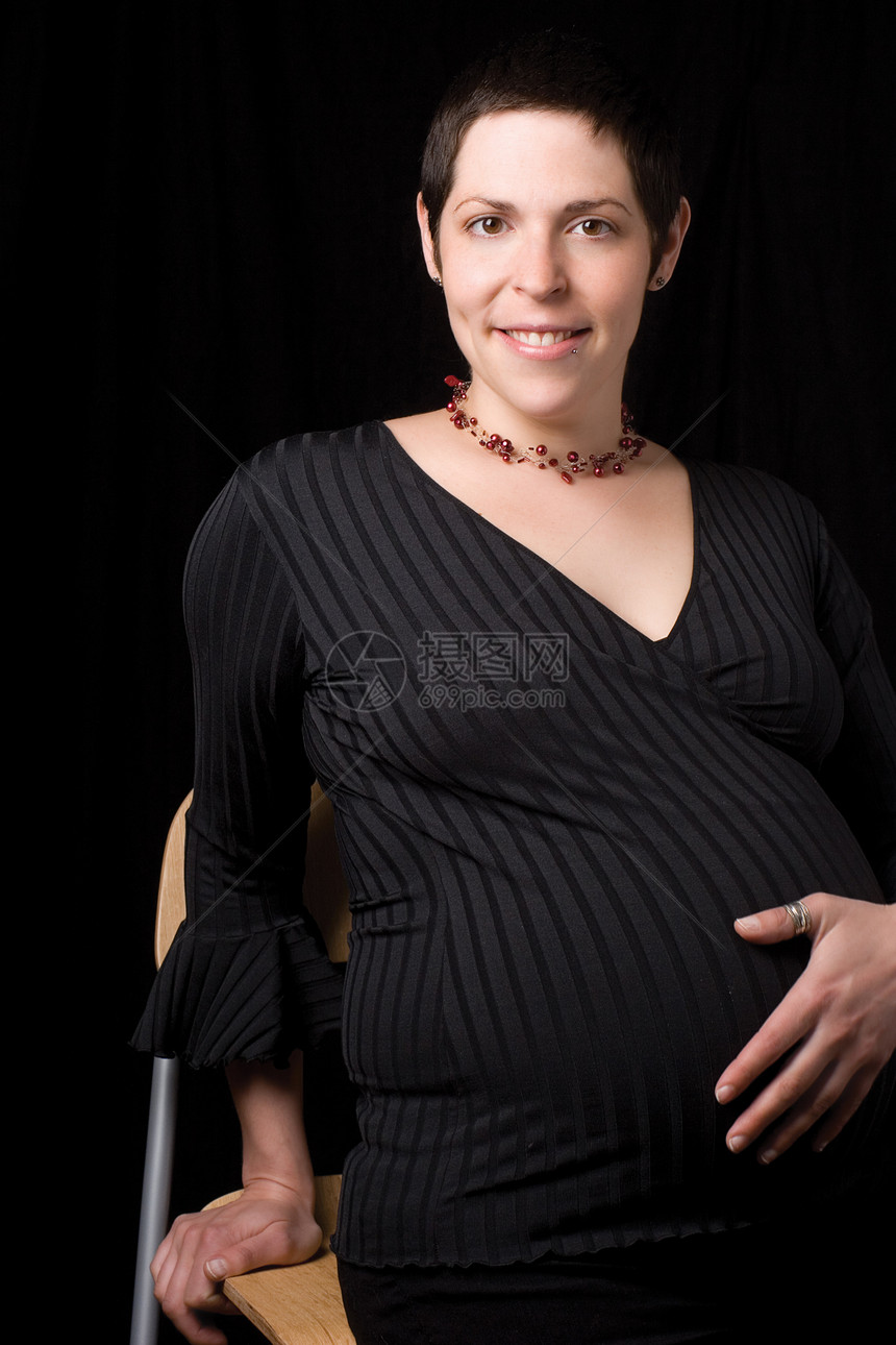 孕妇腹部孩子母性母亲家庭微笑怀孕女士木乃伊妈妈图片
