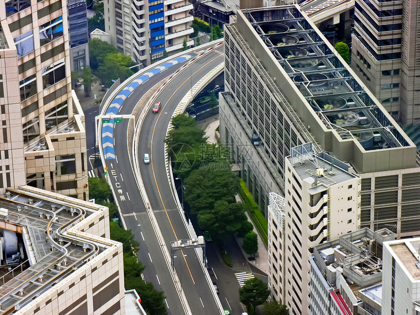 东京市下高速公路图片
