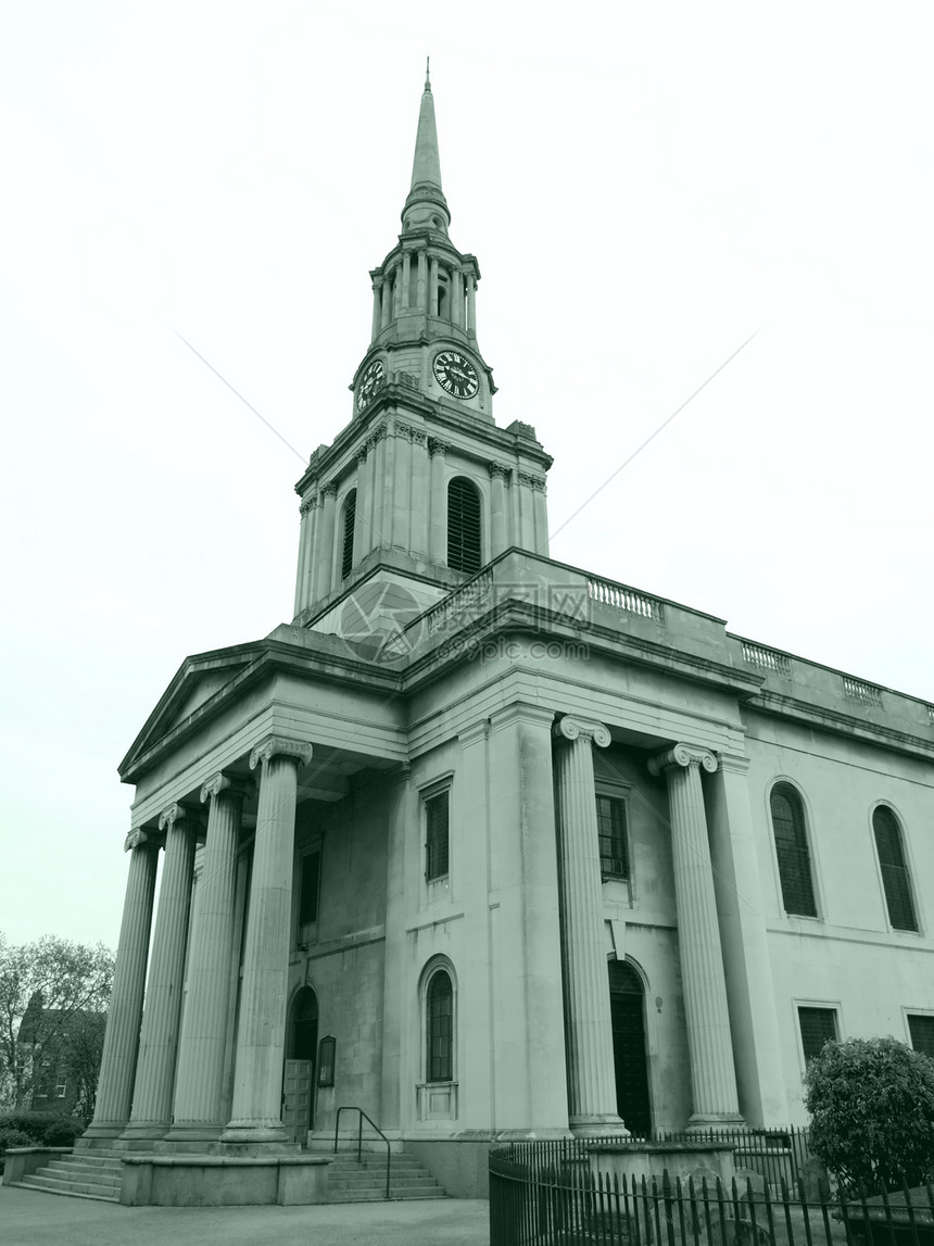 伦敦全圣教会黑色大教堂宗教建筑学教区纪念碑地标建筑白色王国图片