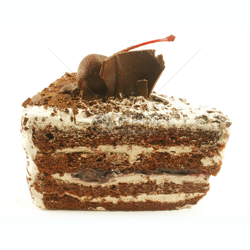巧克力奶油蛋糕刨花白色食物甜点粉状海绵粉末面包剃须图片
