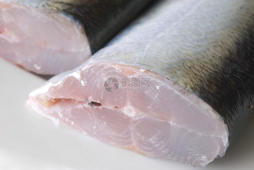 鱼片粉色鱼油海鲜牛扒皮肤食物图片