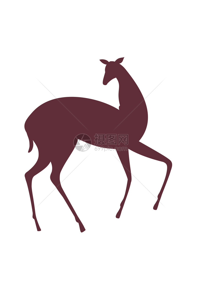 鹿游戏哺乳动物插图麋鹿棕色模版野生动物猎物荒野图片