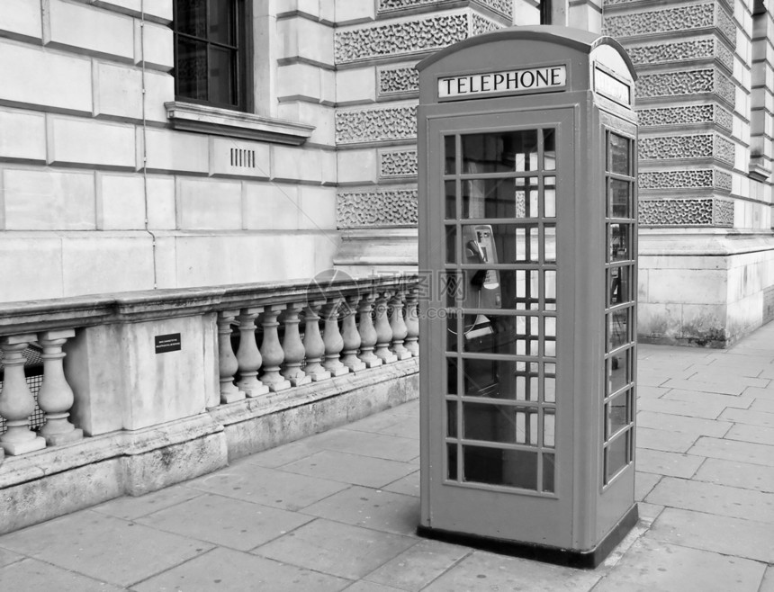 伦敦电话箱王国英语红色盒子白色电话图片
