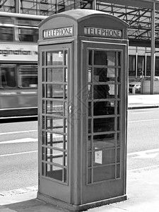 伦敦电话箱王国电话红色英语背景图片