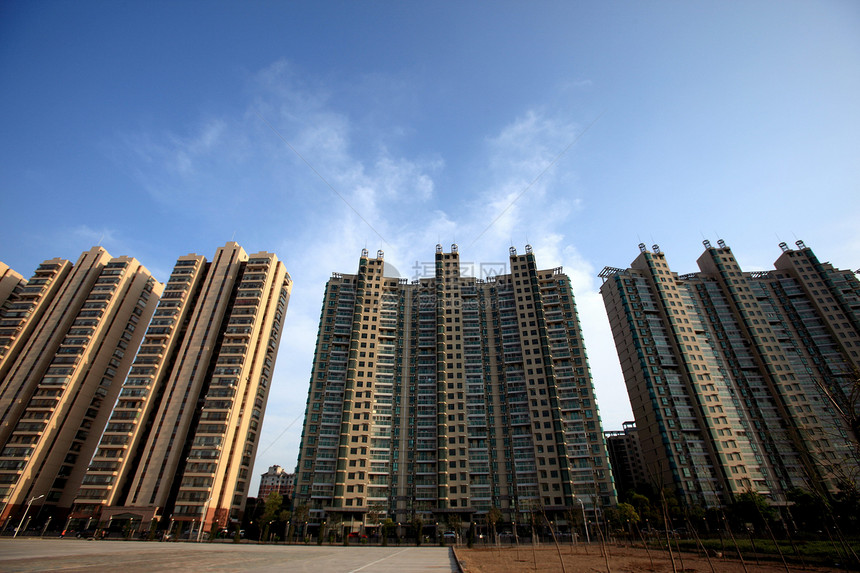 建设 城市 建筑作品办公室工艺社区天空蓝天公寓风景图片