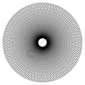 螺旋黑色圆形白色背景图片