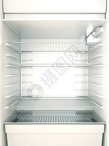 山脊厨房玻璃冷却器白色货架架子冰箱冻结盒子家庭背景图片