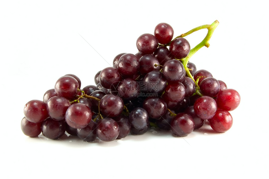 红熟葡萄美食红色茶点甜点浆果活力植物紫色水果藤蔓图片