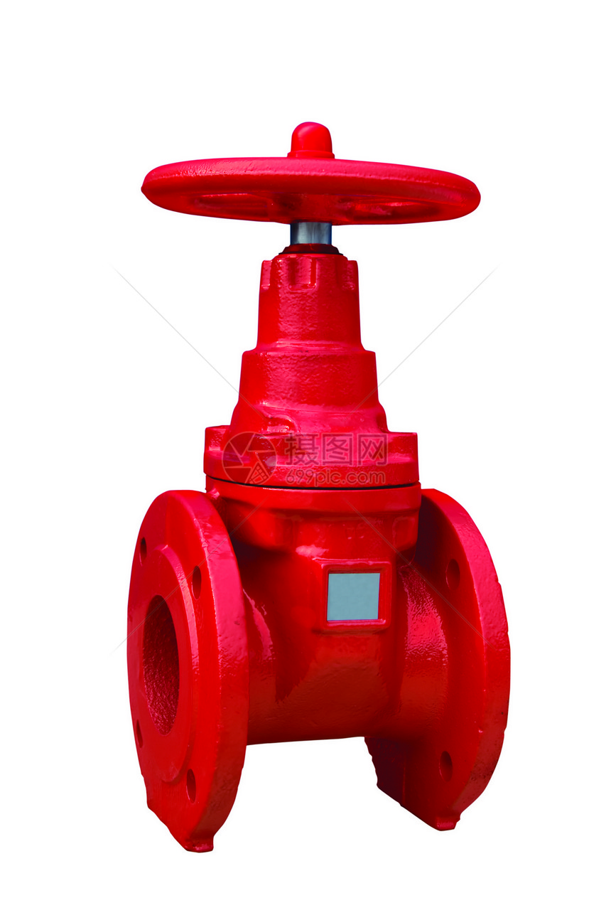 红色阀门空气救援金属管子储蓄危险真空警告图片