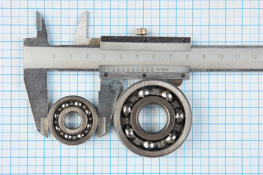 轴重和平方工程乐器卡尺统治者塞子轴承技术正方形枕头机械图片