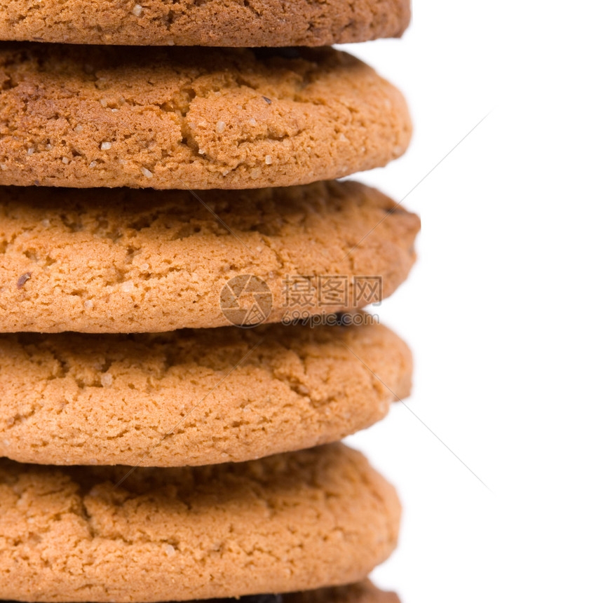饼干堆叠育肥重量麦片巧克力小吃味道燕麦甜点脂肪食物图片