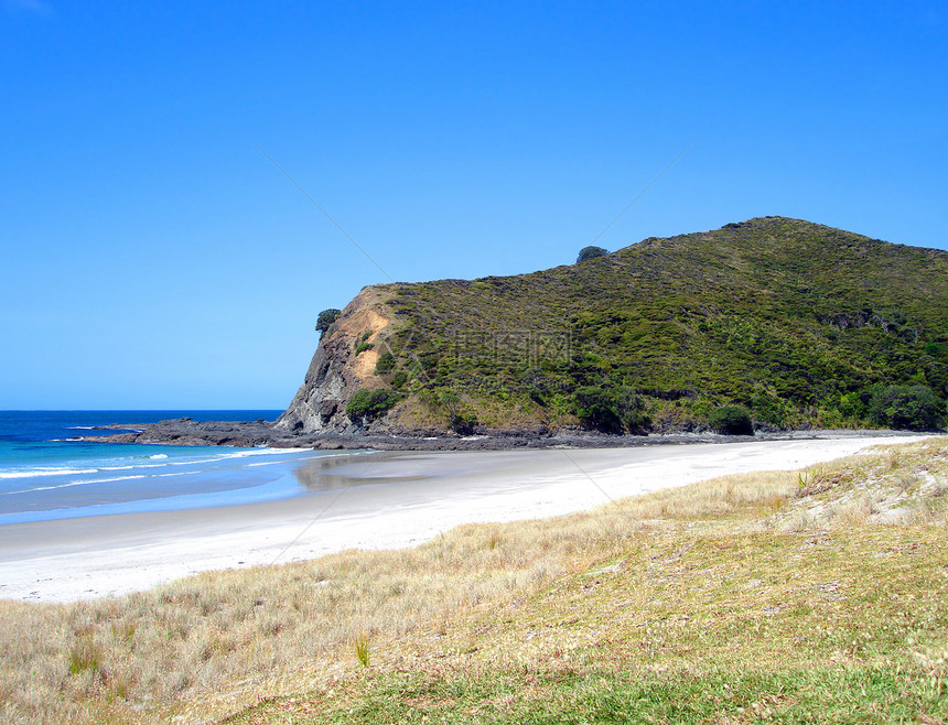 新西兰塔波图普图湾桑迪海滩图片