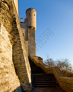 爱沙尼亚塔林旧城墙高清图片