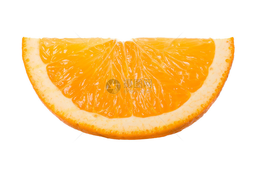 橙色近端切片食物反射肉质小吃健康饮食工作室水果诱惑甜点图片
