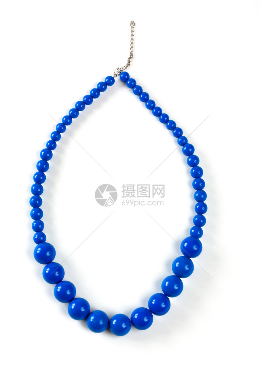 珠子女性石头白色蓝色珠宝图片