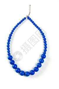 珠子女性石头白色蓝色珠宝背景图片