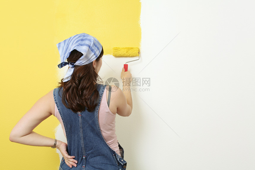 画墙黄色图片