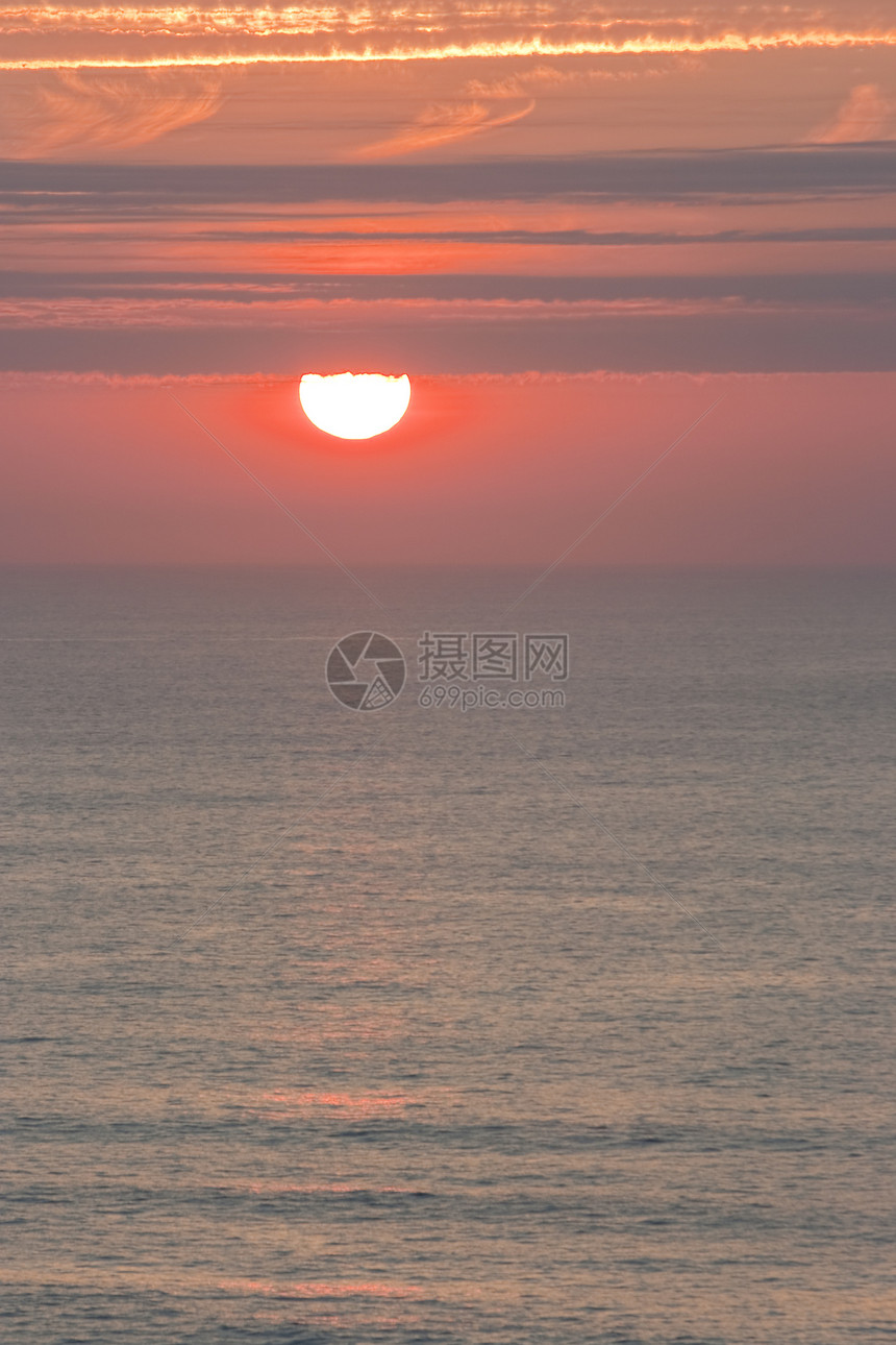 海景夏季天空海岸风景国家太阳日落支撑海岸线图片