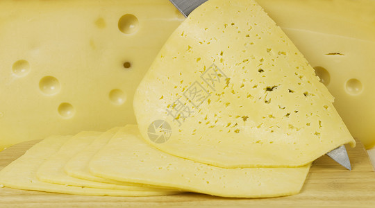 奶酪切片食物静物厨房烹饪背景图片