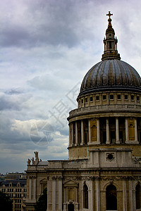 伦敦圣保罗大教堂圆顶宗教大教堂建筑学建筑建筑师教会高清图片