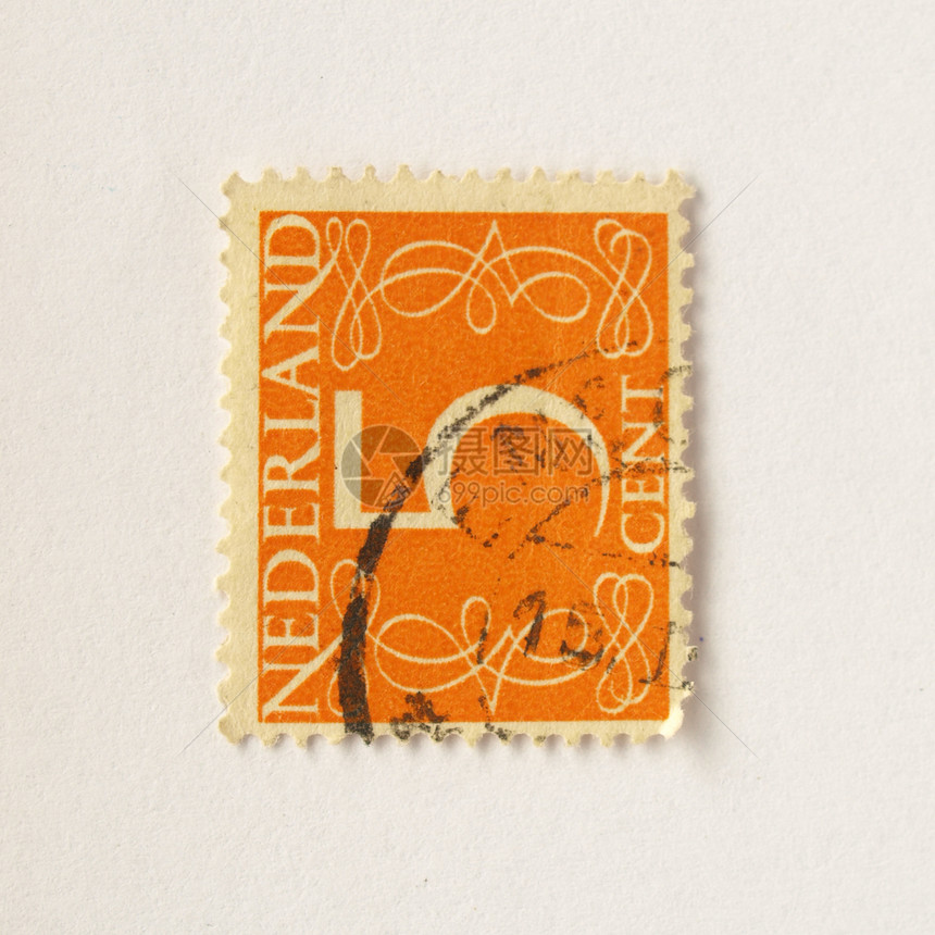 荷兰邮票邮资橡皮信封邮政邮件空邮船运仪表联盟图片