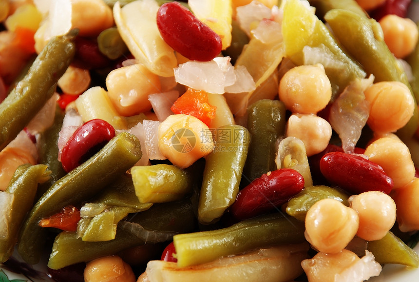 蔬菜沙拉健康食物养分盘子营养维生素晚餐饮食纤维脂肪图片