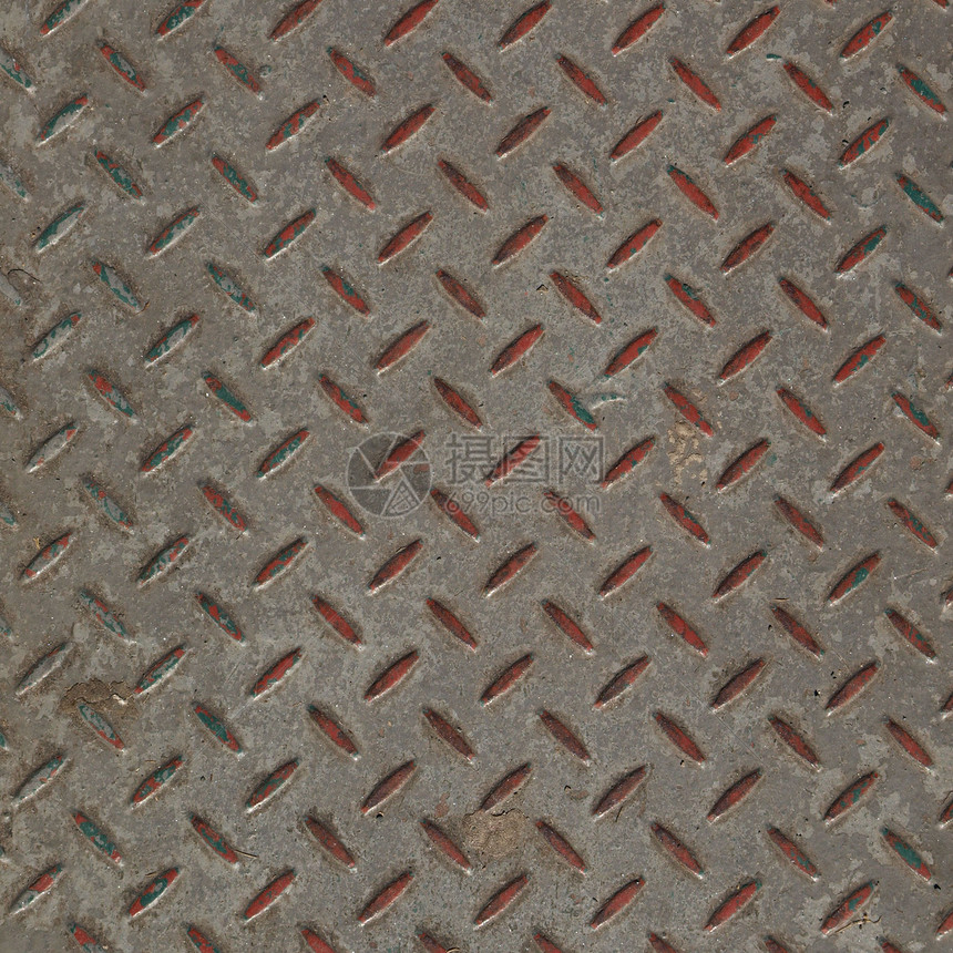 钻石钢建筑学灰色工业金属盘子材料床单图片