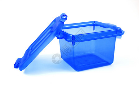 蓝纸箱家居用品贮存盒子塑料浴缸存储房子垃圾桶背景图片