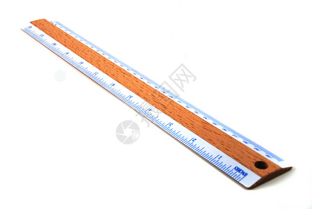 标尺学校统治者工具测量木头数字零售商背景图片