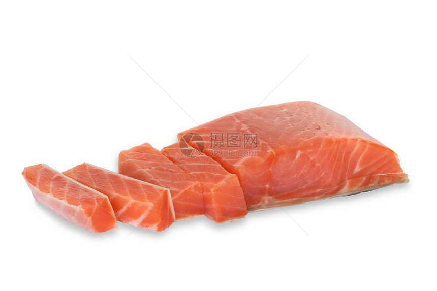 鲑鱼牛排海鲜鱼片食物鳟鱼熟鱼图片