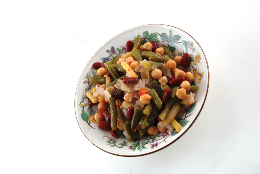 蔬菜沙拉纤维矿物质花斑盘子营养服务健康维生素晚餐食物图片