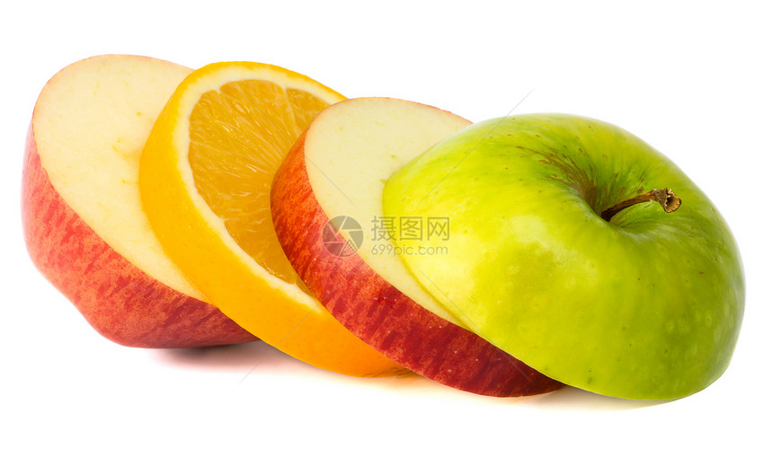 果果混合黄色白色橙子美食竞赛人群绿色小吃红色团体图片