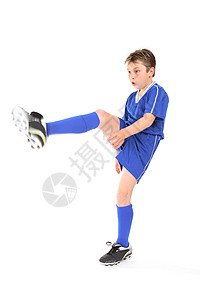 踢行动球赛童年技术训练闲暇全身男性男生演习背景图片