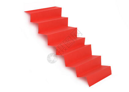 红纸楼梯背景图片
