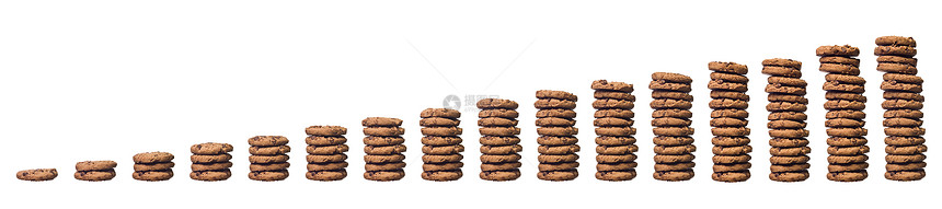 Cookie 堆叠食物巧克力小吃饮食饼干物体平衡静物条纹甜食图片